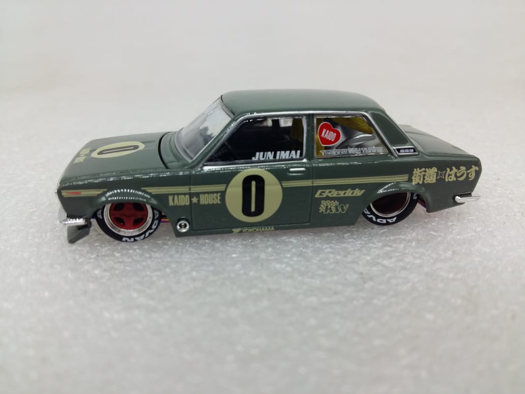 DAMAGED - MiniGT - Kaido House - Datsun 510 Pro Street OG Green